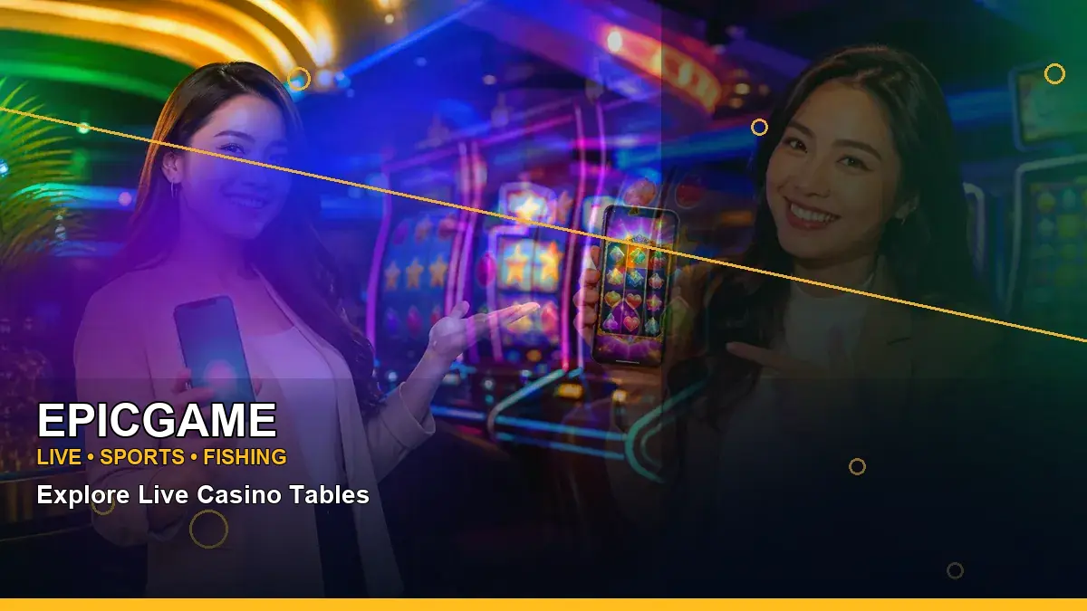 EPICGAME gold-lit gold jackpot slot games in a left close-up layout for Philippine players
