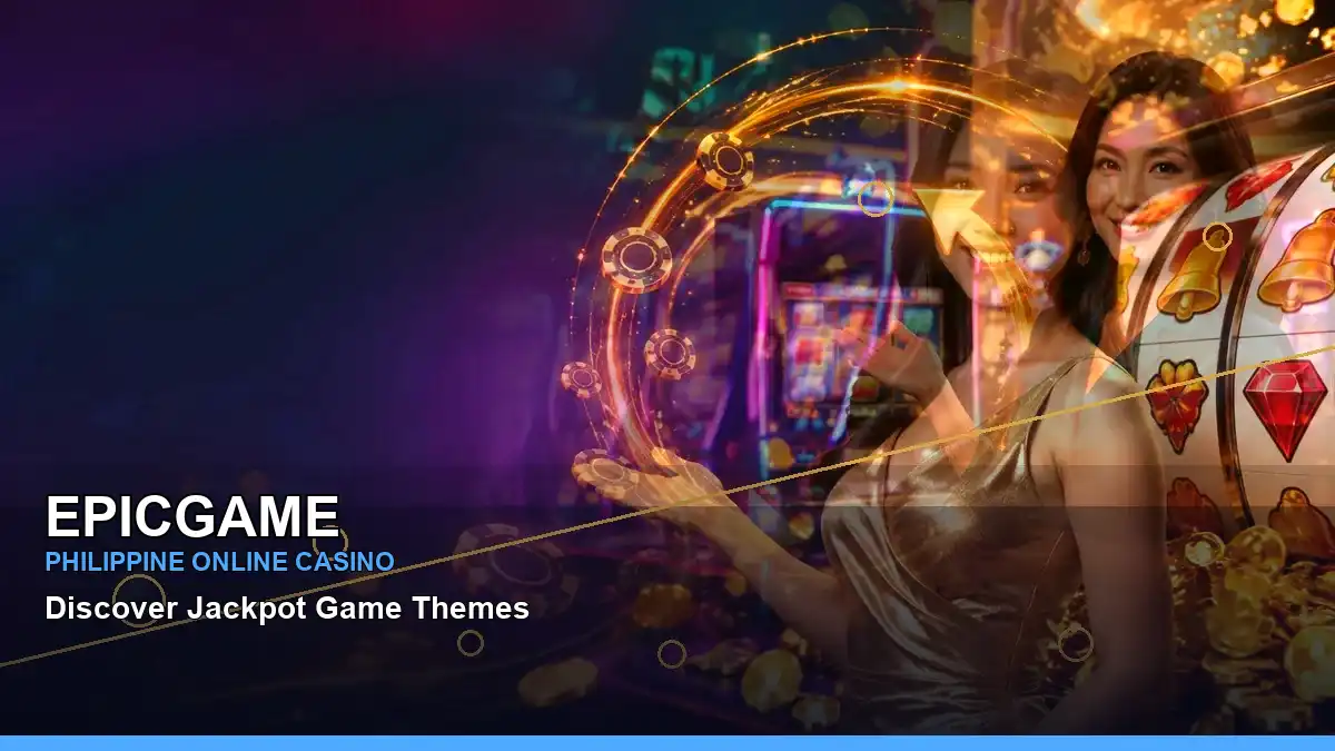 EPICGAME lounge VIP casino rewards featuring an adult Filipina casino host with a wide-action composition — view 2
