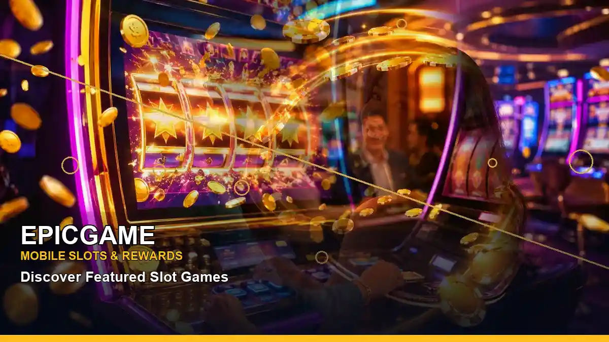EPICGAME high-energy lounge VIP casino rewards in a layered collage layout for Philippine players